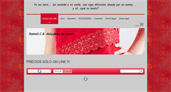 Desktop Screenshot of maquinasdecosergranada.es